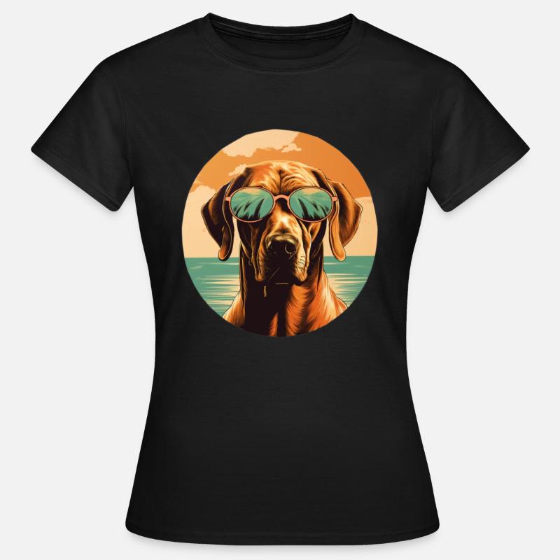 Rhodesian Ridgeback Cool - Rhodesian Ridgeback - Women's T-Shirt - black