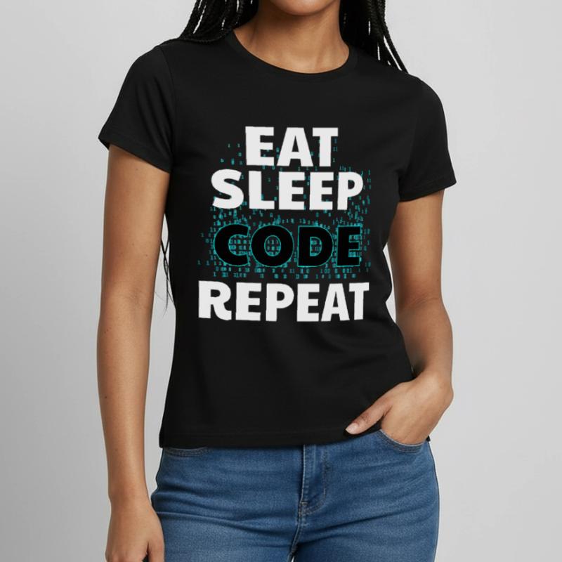 Eat Sleep Code Computer Science Programming Nerd Java Women's T-Shirt