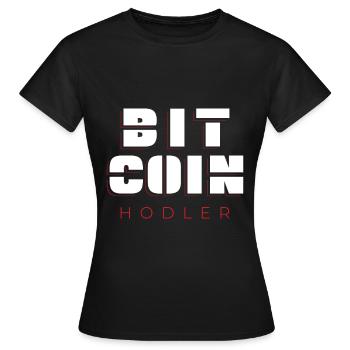 Bitcoin Hodler bitcoin meme bitcoin investor - Women's T-Shirt - black - Front - AI Model Female 172 dark (172cm)