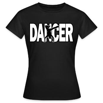 Danse break dance hip hop b-boy b-girl - T-shirt Femme - noir - Devant - AI Model Female 172 dark (172cm)
