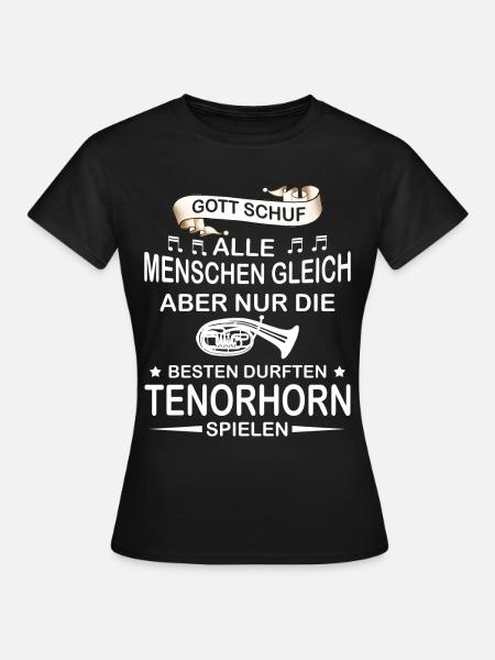 Tenorhorn Blasmusik Tenorhornisten Orchester - Frauen T-Shirt - Schwarz