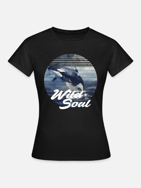 Orca Love Wild Soul - T-shirt Femme - noir