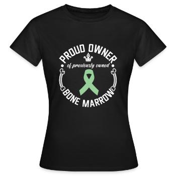 Greffe de moelle osseuse - T-shirt Femme - noir - Devant - AI Model Female 172 dark (172cm)