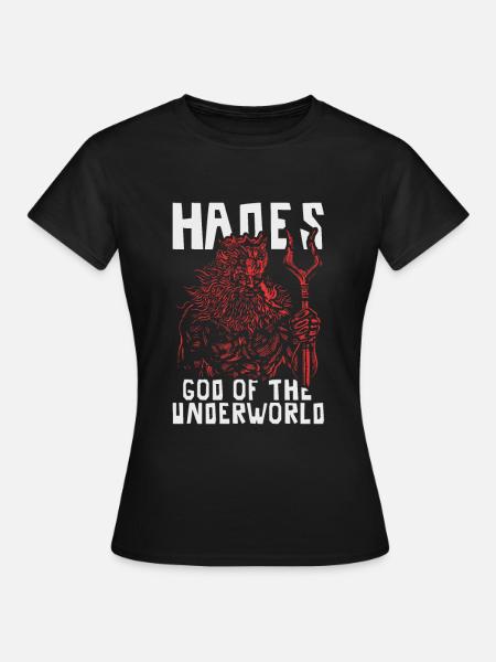 Hades Gott der Unterwelt griechischen Götter Mytho - Dame-T-shirt - sort