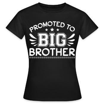 Brother-to-be-brother-to-be - Women's T-Shirt - black - Front - AI Model Female 172 dark (172cm)
