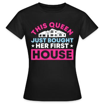 Propriétaire Propriétaire Cadeau Propriétaire Propriétaire - T-shirt Femme - noir - Devant - AI Model Female 172 dark (172cm)