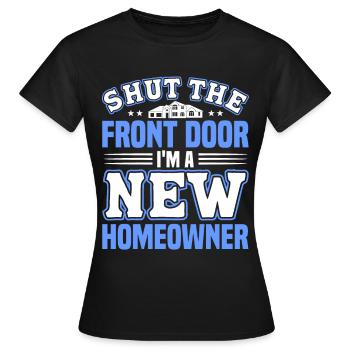 Propriétaire Propriétaire Cadeau Propriétaire Propriétaire - T-shirt Femme - noir - Devant - AI Model Female 172 dark (172cm)