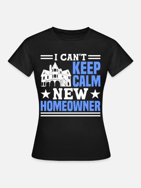 Hausbesitzer Eigentümer Geschenk Hauseigentümer - Frauen T-Shirt - Schwarz