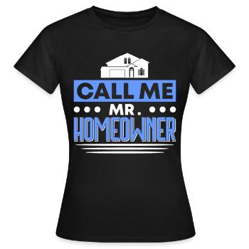 Propriétaire Propriétaire Cadeau Propriétaire Propriétaire - T-shirt Femme - noir - Devant - AI Model Female 172 dark (172cm)