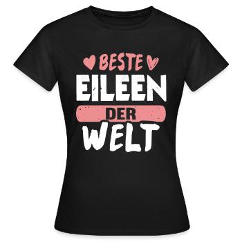 Beste Eileen der Welt - Frauen T-Shirt - Schwarz - Vorne - AI Model Female 172 dark (172cm)