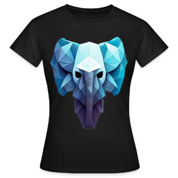 Biker werden nicht grau, wir drehen Chrome Rockabi - Frauen T-Shirt - Schwarz - Vorne - AI Model Female 172 dark (172cm)
