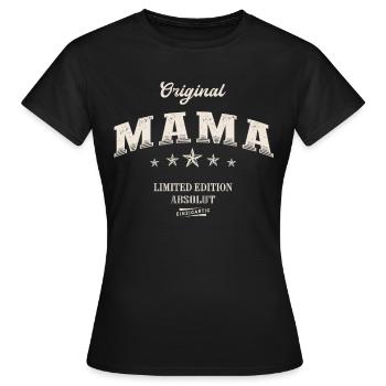Mama Limited Edition Muttertag Mutter - Frauen T-Shirt - Schwarz - Vorne - AI Model Female 172 dark (172cm)