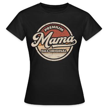 Mama Original Muttertag Lustig Mutter - Frauen T-Shirt - Schwarz - Vorne - AI Model Female 172 dark (172cm)