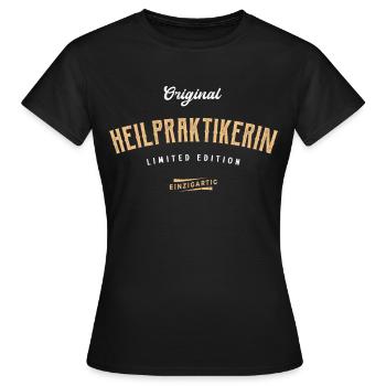 Heilpraktikerin Limited Edition - Frauen T-Shirt - Schwarz - Vorne - AI Model Female 172 dark (172cm)