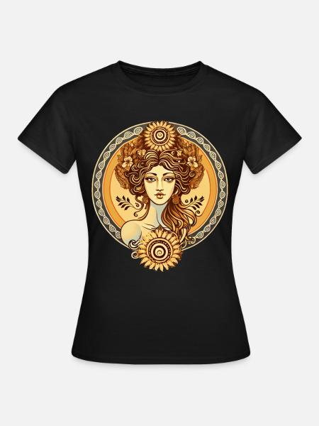 Aphrodite Greek Goddess Love And Beauty Ancient My - Frauen T-Shirt - Schwarz