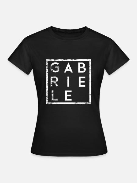 Gabriele Minimalismus - Frauen T-Shirt - Schwarz
