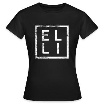 Elli Minimalism - Women's T-Shirt - black - Front - AI Model Female 172 dark (172cm)