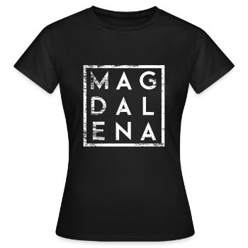 Magdalena Minimalism - Women's T-Shirt - black - Front - AI Model Female 172 dark (172cm)