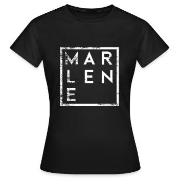 Marlene Minimalism - Women's T-Shirt - black - Front - AI Model Female 172 dark (172cm)