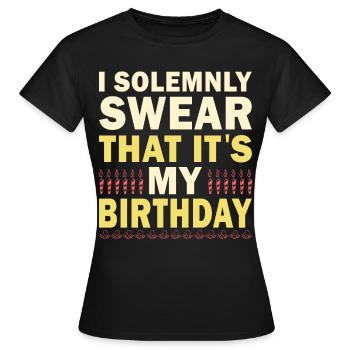 Warnung Ich Kann Spontan Über Flugzeuge Pilot - Frauen T-Shirt - Schwarz - Vorne - AI Model Female 172 dark (172cm)