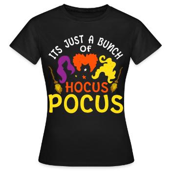Es Ist Nur Ein Haufen Hokuspokus-Kostüme - Frauen T-Shirt - Schwarz - Vorne - AI Model Female 172 dark (172cm)