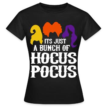 Es Ist Nur Ein Haufen Hokuspokus-Kostüme - Frauen T-Shirt - Schwarz - Vorne - AI Model Female 172 dark (172cm)