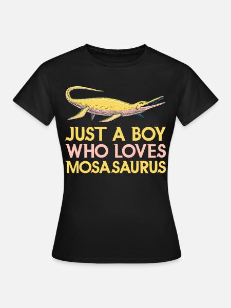 Meeresbiologe Mosasaurus Uhrzeit Dinosaurier - Frauen T-Shirt - Schwarz