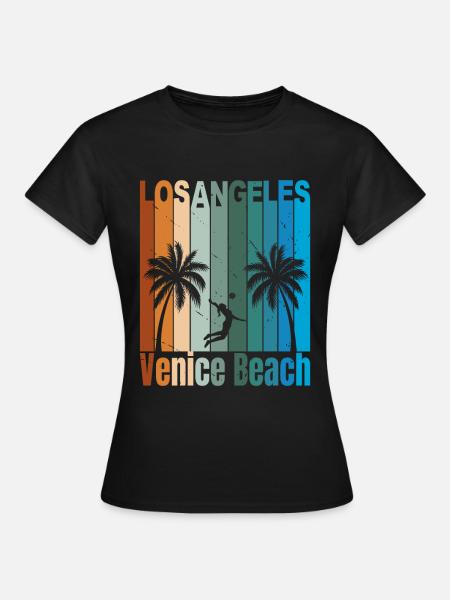 Los Angeles Venice Beach Vintage - Women's T-Shirt - black