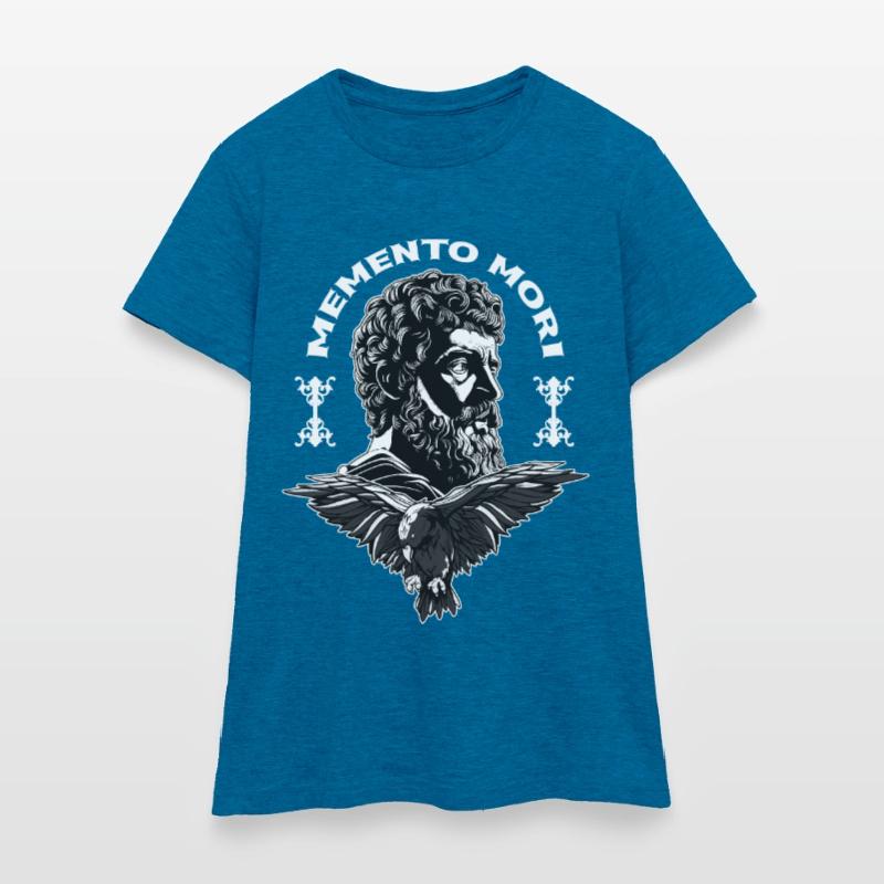 Memento Mori Marcus Aurelius Stoic Philosopher Anc Women's T-Shirt