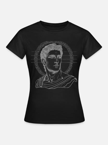 Greek God Apollo Ancient European Greek Mythology - Dame-T-shirt - sort