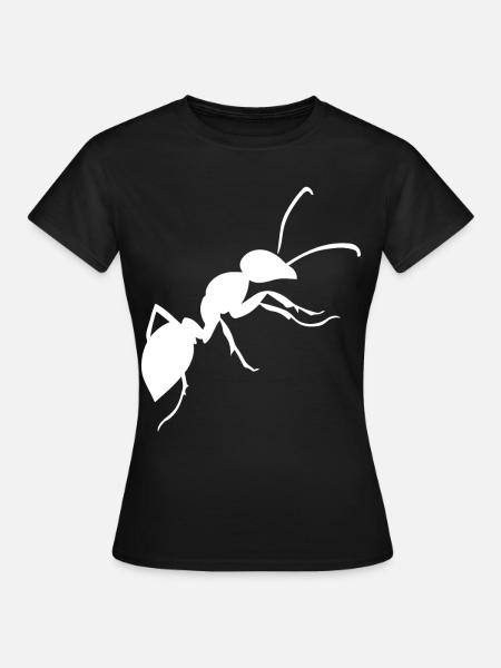 fourmi - T-shirt Femme - noir