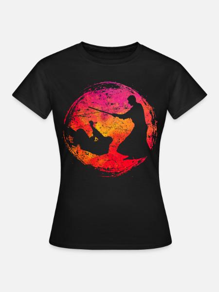Aikido - Frauen T-Shirt - Schwarz