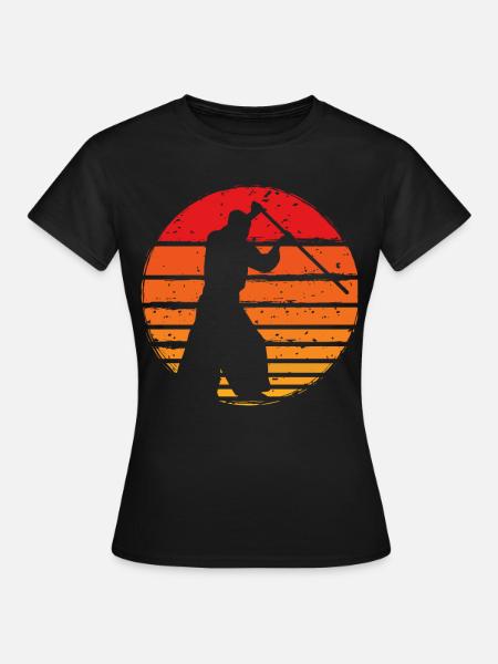 Aikido - Frauen T-Shirt - Schwarz