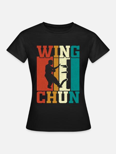 Wing Chun - Frauen T-Shirt - Schwarz