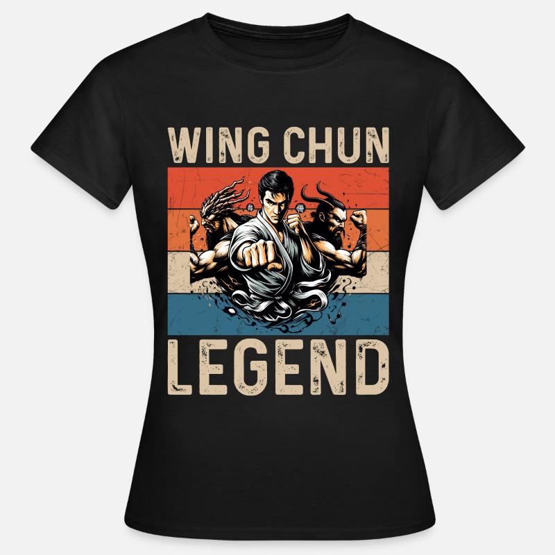 Légende du Wing Chun - T-shirt Femme - noir