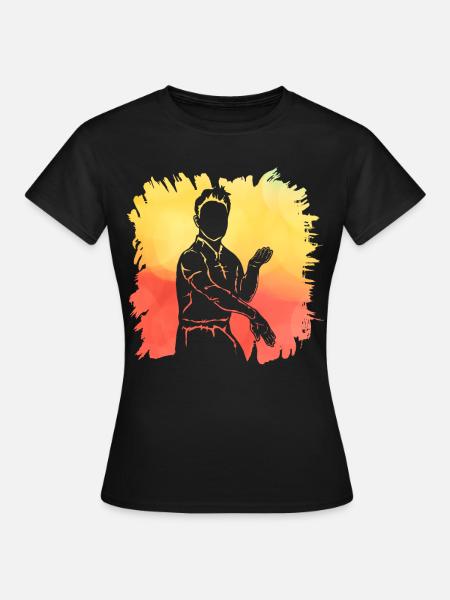 Wing Chun - Frauen T-Shirt - Schwarz