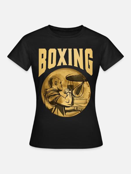 Boxen - Frauen T-Shirt - Schwarz