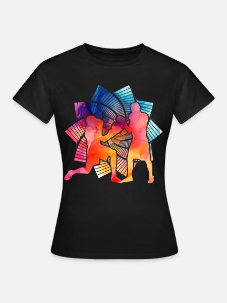 Boxen - Frauen T-Shirt - Schwarz