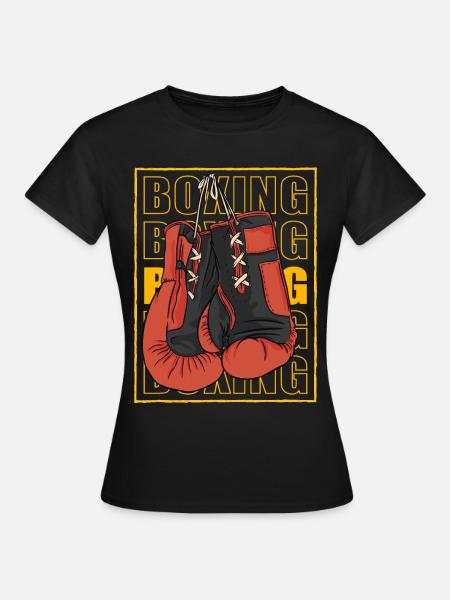 Boxen - Frauen T-Shirt - Schwarz