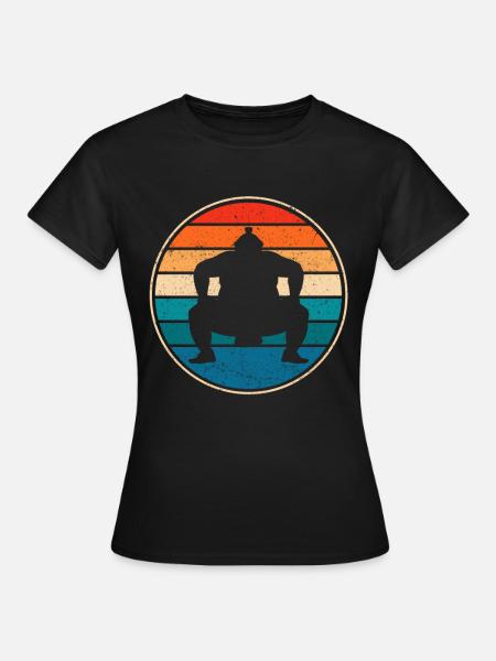 Sumo - Frauen T-Shirt - Schwarz
