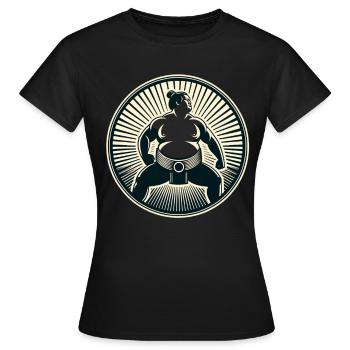 Sumo - Women's T-Shirt - black - Front - AI Model Female 172 dark (172cm)
