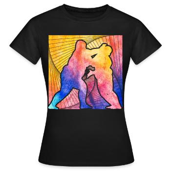 Sumo - Women's T-Shirt - black - Front - AI Model Female 172 dark (172cm)