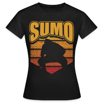 Sumo - Women's T-Shirt - black - Front - AI Model Female 172 dark (172cm)