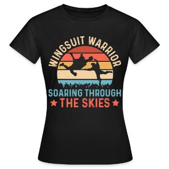 Parachutisme Parachutisme - T-shirt Femme - noir - Devant - AI Model Female 172 dark (172cm)