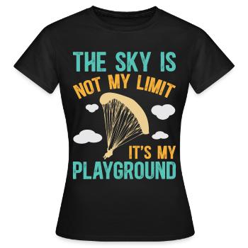 Parachutisme Parachutisme - T-shirt Femme - noir - Devant - AI Model Female 172 dark (172cm)