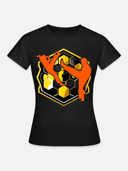 Capoeira - Frauen T-Shirt - Schwarz
