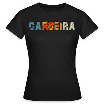 Capoeira - Frauen T-Shirt - Schwarz - Vorne - AI Model Female 172 dark (172cm)