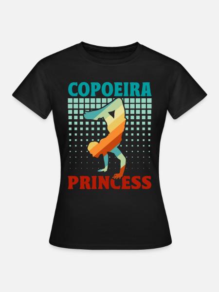 Capoeira Prinzessin - Frauen T-Shirt - Schwarz