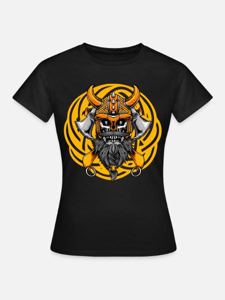 Wikinger - Frauen T-Shirt - Schwarz