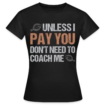 Pêcheurs Pêcheurs Pêcheurs sportifs - T-shirt Femme - noir - Devant - AI Model Female 172 dark (172cm)